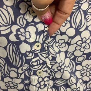 Boden Tops - Boden Floral Button Up Down Short Sleeve Blouse Boden Tops - Boden Floral Button Up Down Short Sleeve Blouse
